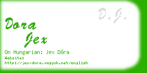 dora jex business card